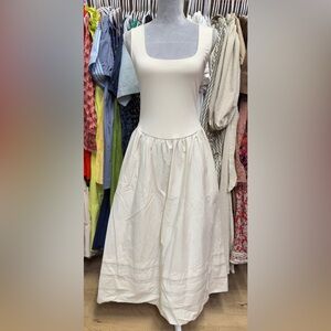 NWT JCREW Drop-waist mixy dress